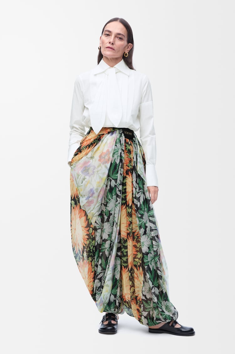 Loewe Draped Trousers In Silk 1 Colours