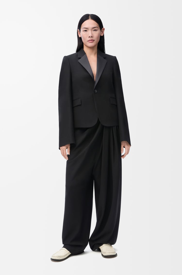 Loewe Draped Trousers In Wool 1 Colours