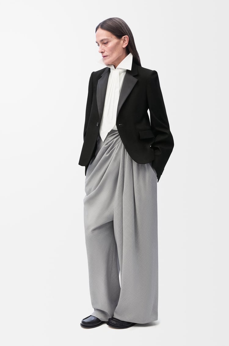 Loewe Draped Trousers In Wool 1 Colours
