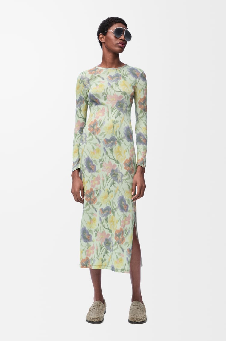 Loewe Dress In Silk And Cotton 1 Colours
