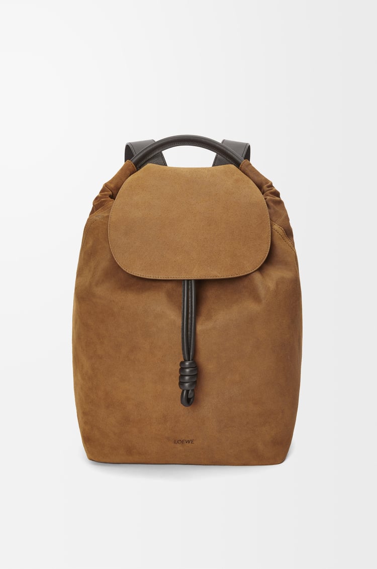 Loewe Flamenco backpack in pressed suede 1 Colours