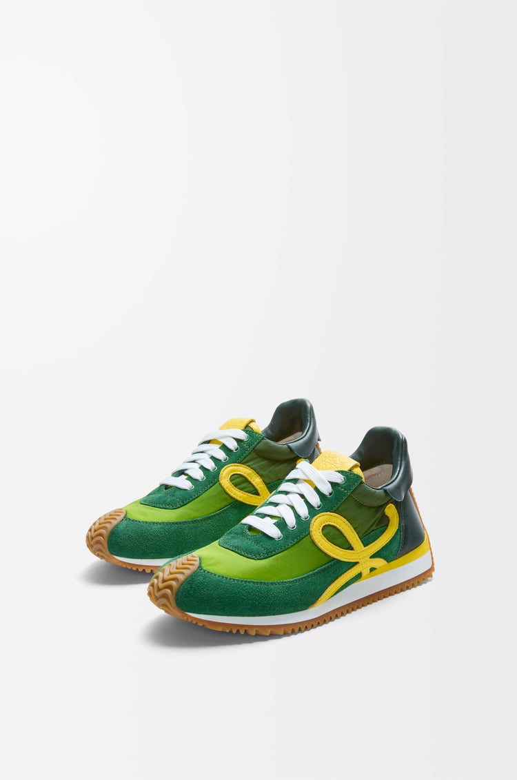 Loewe Flow Runner 2.0 In Nylon And Suede 1 Colours