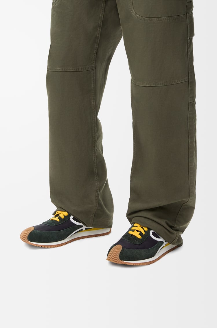 Loewe Flow Runner 2.0 In Nylon And Suede 3 Colours