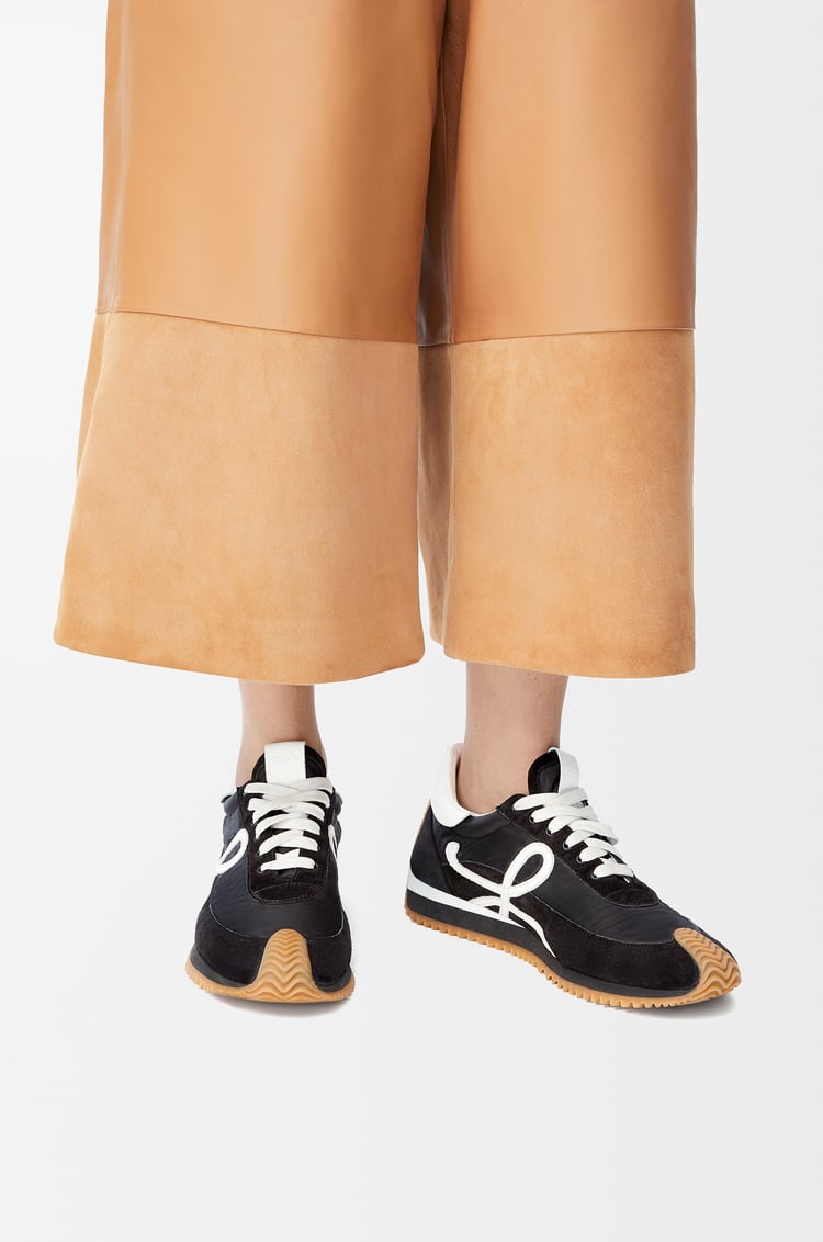 Loewe Flow Runner In Nylon And Suede 1 Colours