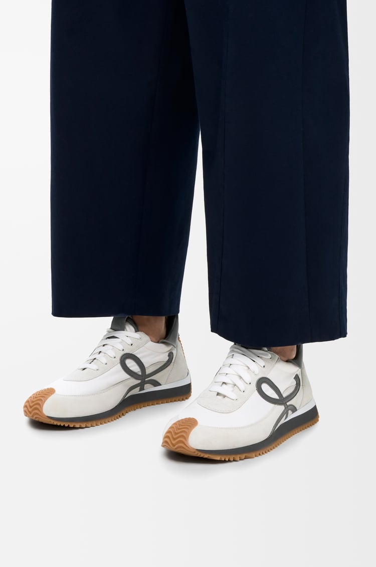 Loewe Flow Runner In Nylon And Suede 1 Colours