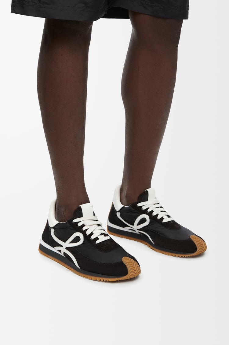 Loewe Flow Runner In Nylon And Suede 1 Colours