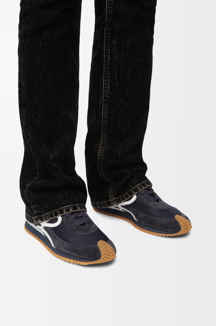 Loewe Flow Runner In Nylon And Suede 1 Colours