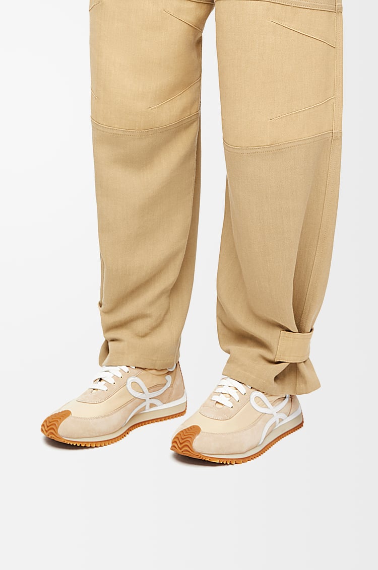 Loewe Flow Runner In Nylon And Suede 1 Colours