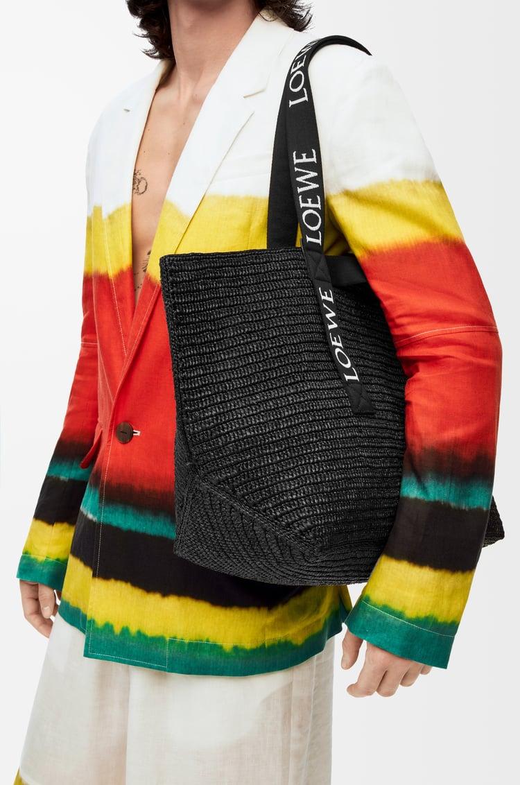 Loewe Fold Shopper In Raffia 1 Colours