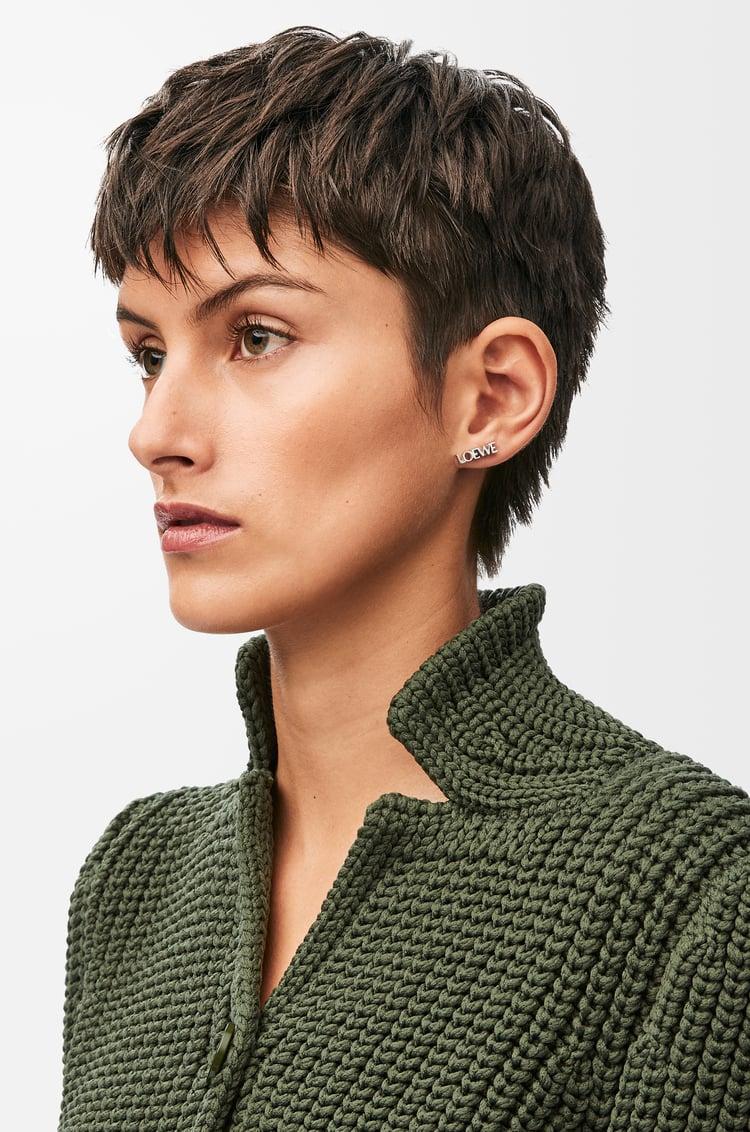 Loewe LOEWE Graphic Single Earring In Sterling Silver 1 Colours