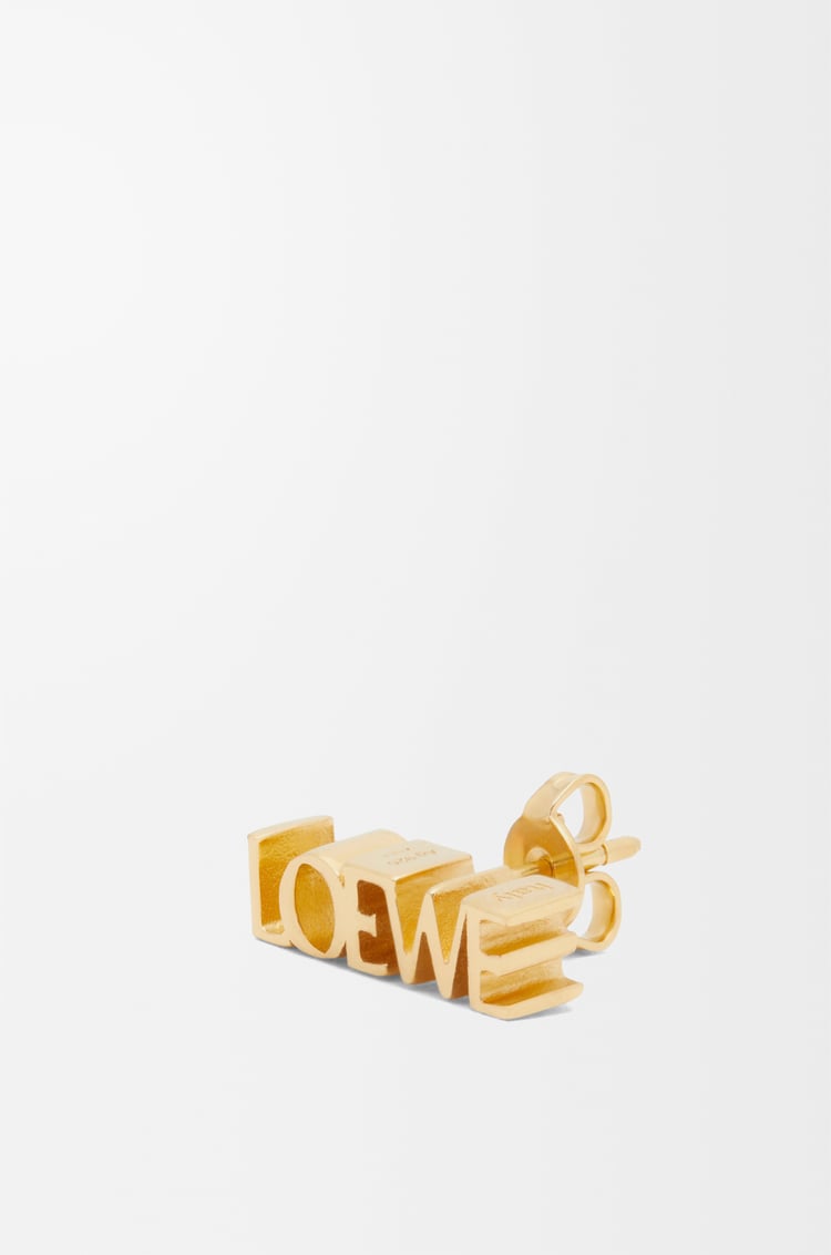 Loewe LOEWE Graphic single earring in sterling silver 1 Colours