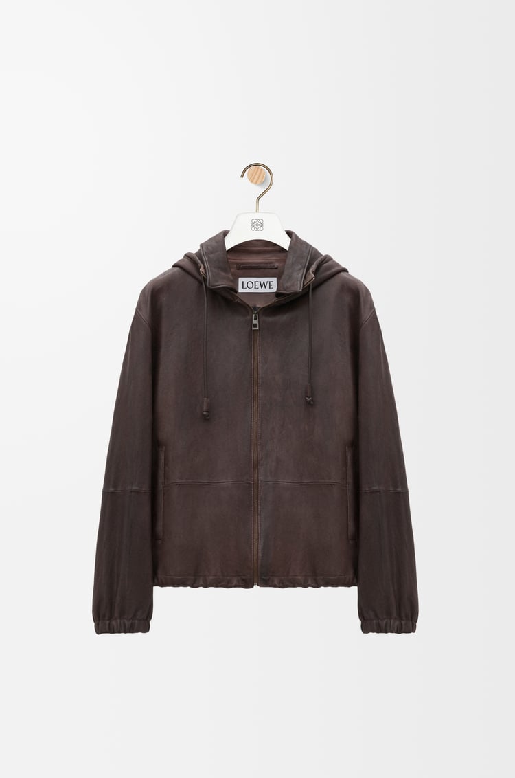Loewe Hooded jacket in nappa lambskin 2 Colours