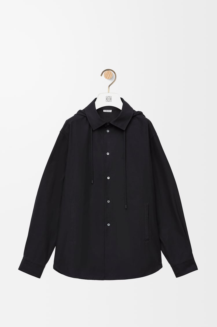 Loewe Hooded overshirt in cotton 1 Colours