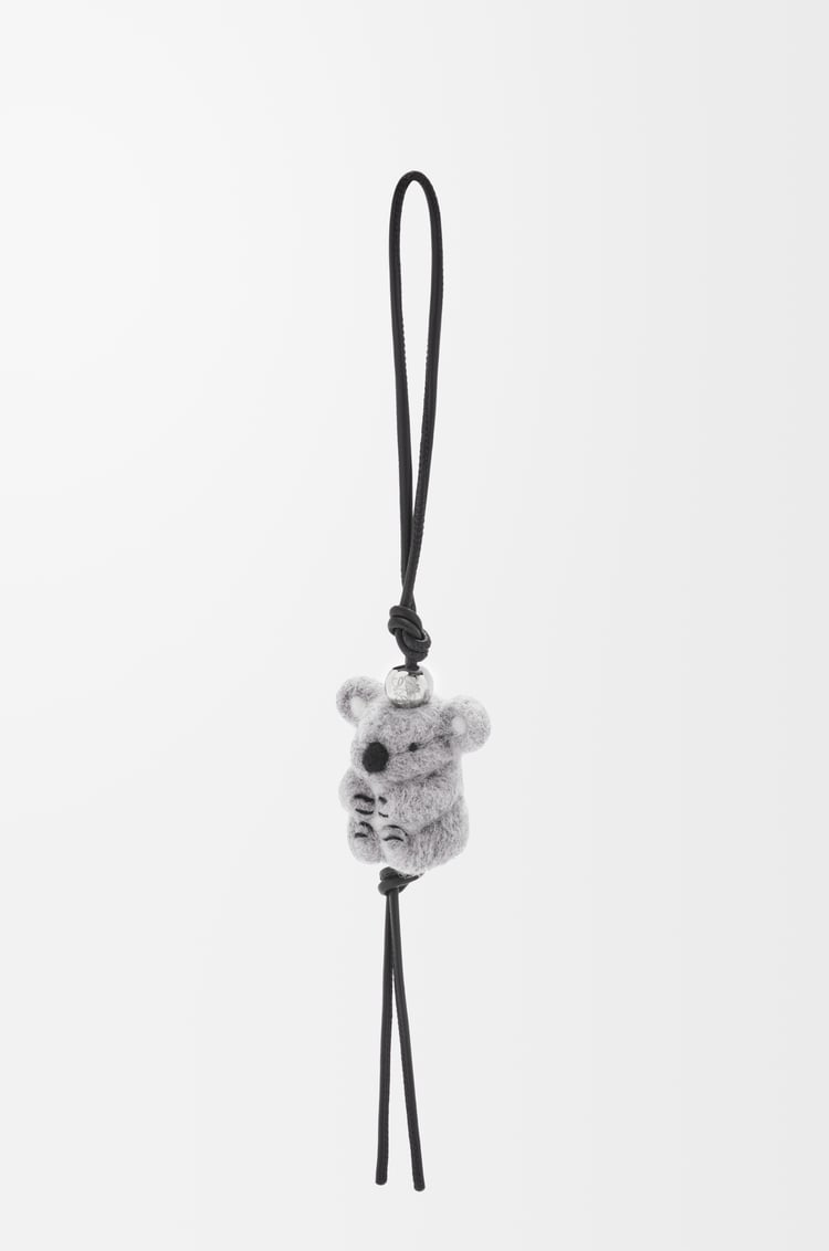 Loewe Koala charm in felt and calfskin 1 Colours