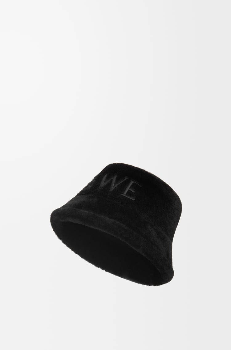 Loewe Loewe Bucket Hat In Shearling 1 Colours