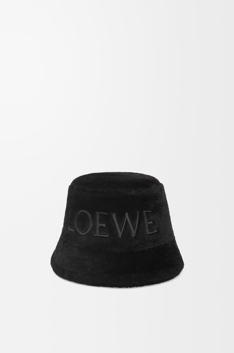 Loewe Loewe bucket hat in shearling 1 Colours