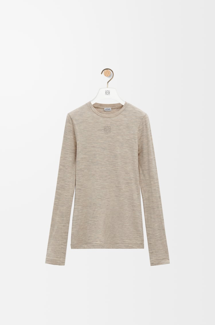 Loewe Long sleeve top in stretch wool 2 Colours