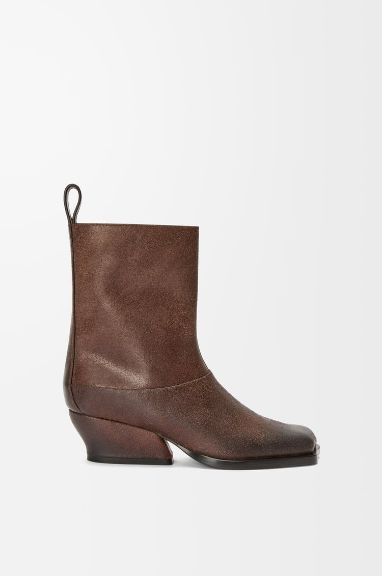 Loewe Onda bootie in split calfskin 1 Colours