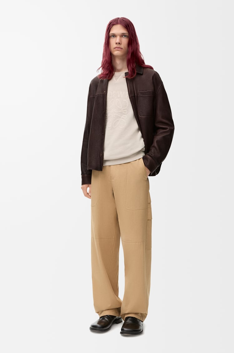 Loewe Overshirt In Nappa Lambskin 2 Colours