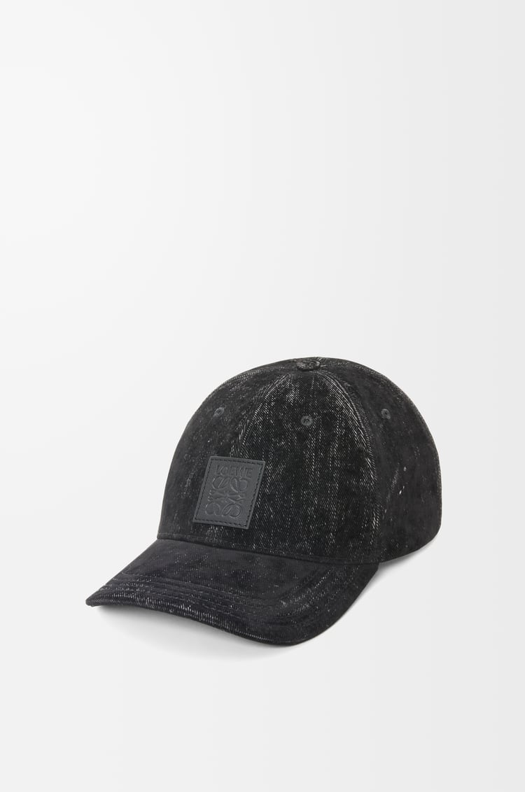 Loewe Patch cap in flocked denim 1 Colours