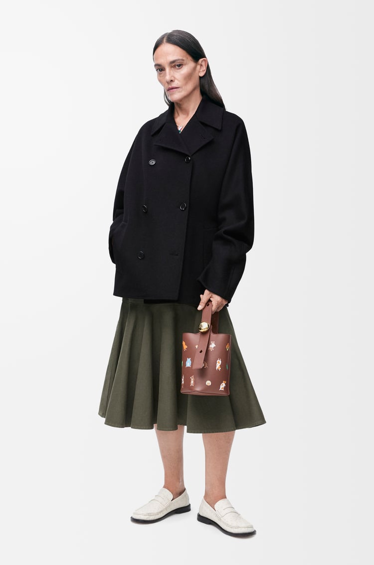 Loewe Peacoat In Wool And Cashmere 1 Colours