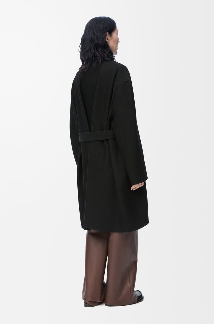 Loewe Pebble Coat In Wool And Cashmere 2 Colours