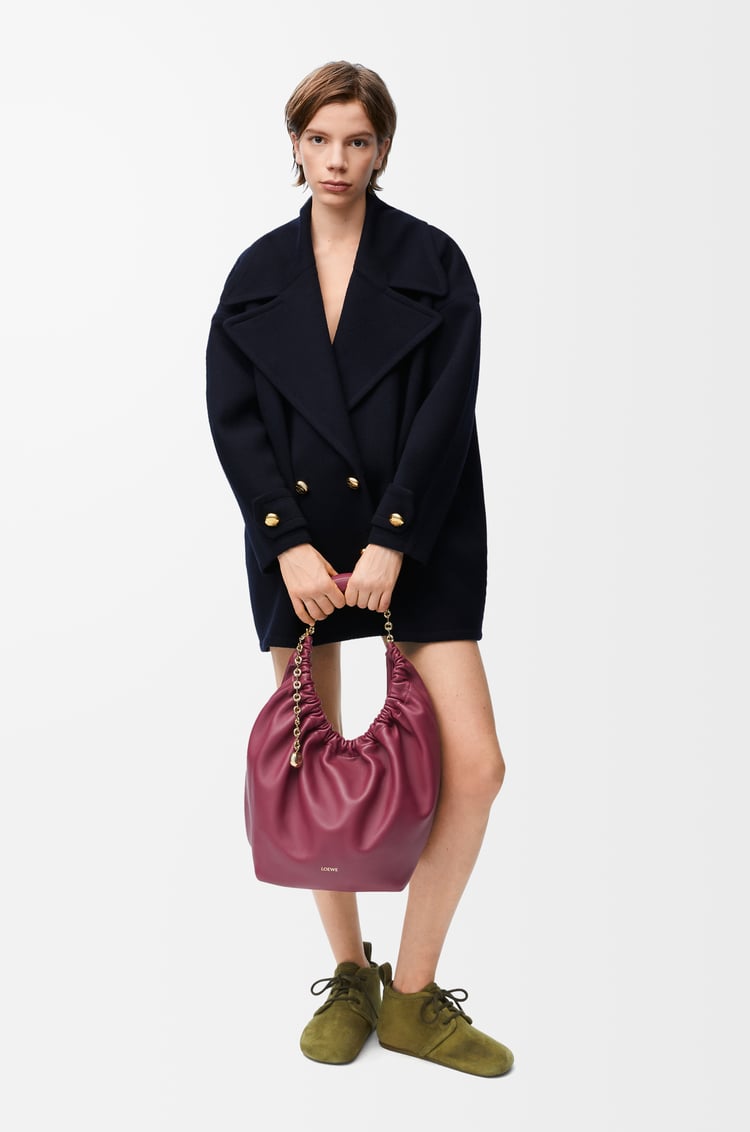 Loewe Pebble Peacoat In Wool 1 Colours