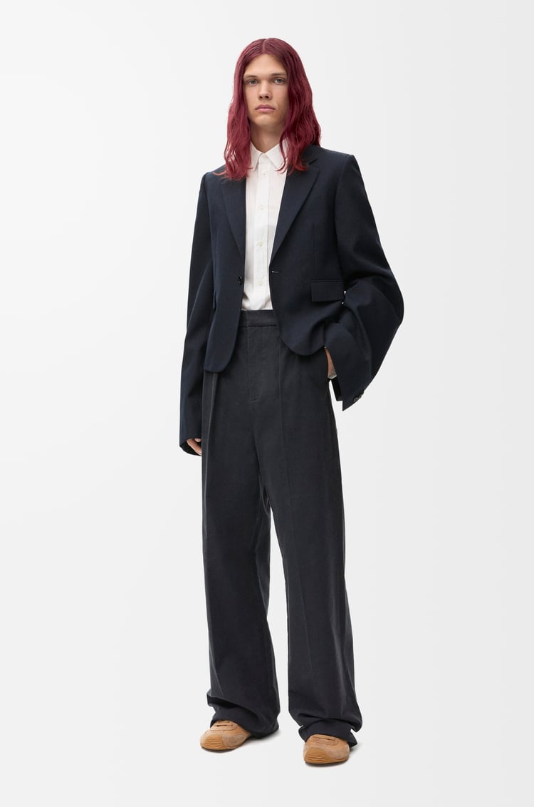 Loewe Pleated Trousers In Cotton 1 Colours