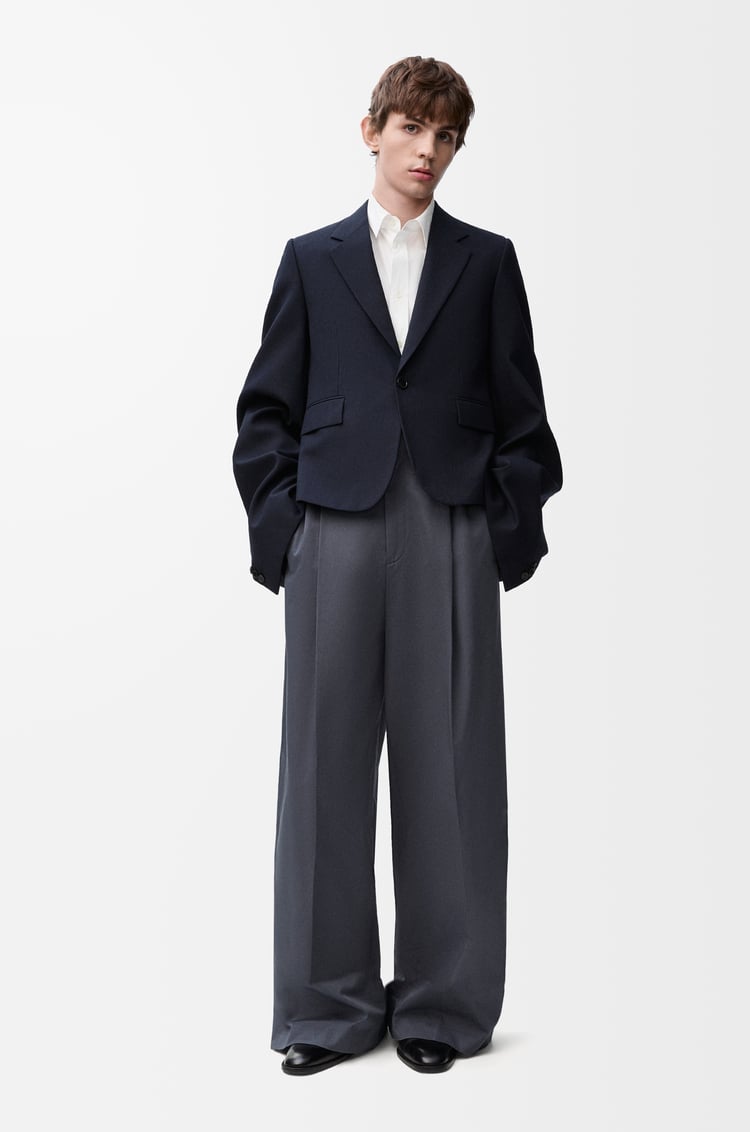 Loewe Pleated Trousers In Cotton 3 Colours