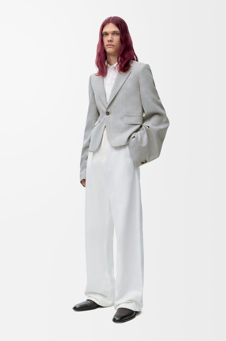 Loewe Pleated Trousers In Denim 1 Colours
