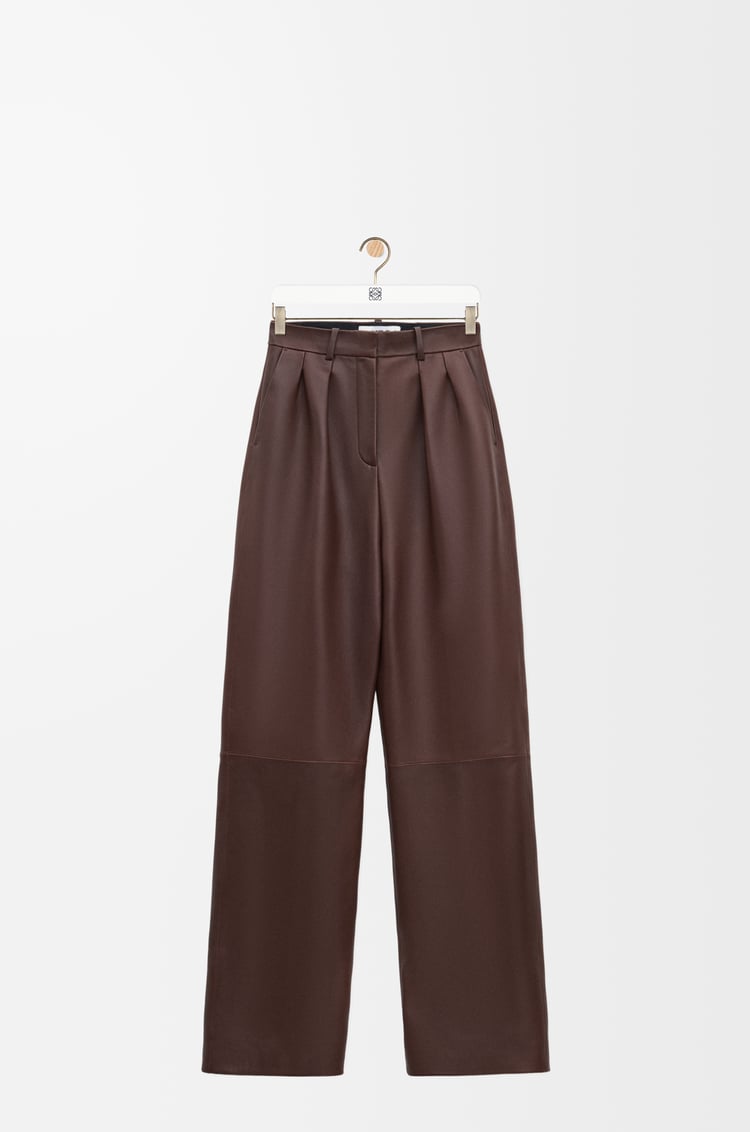 Loewe Pleated trousers in nappa lambskin 1 Colours