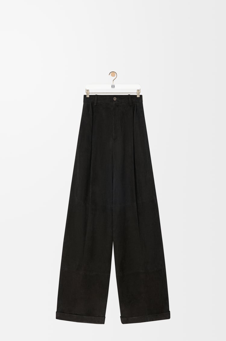 Loewe Pleated trousers in suede lambskin 2 Colours