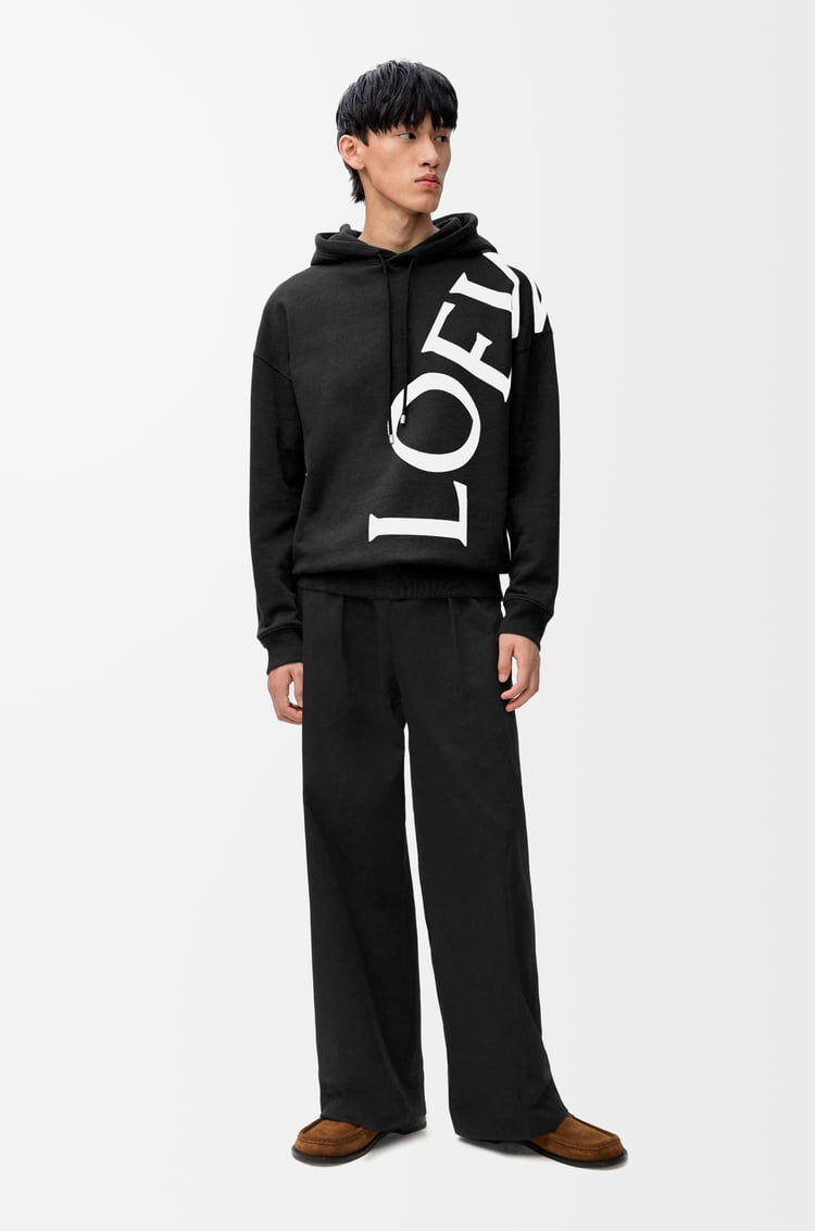 Loewe Relaxed Fit Hoodie In Cotton 3 Colours