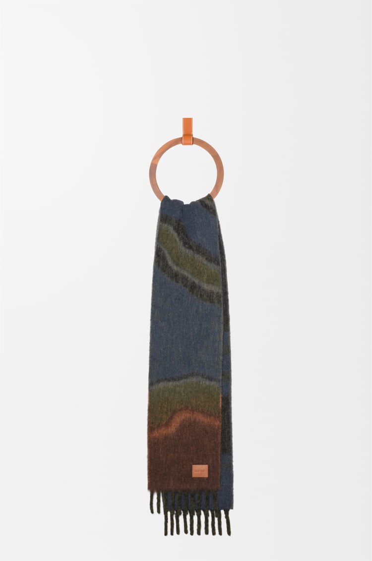 Loewe Scarf In Alpaca And Wool Blend 2 Colours