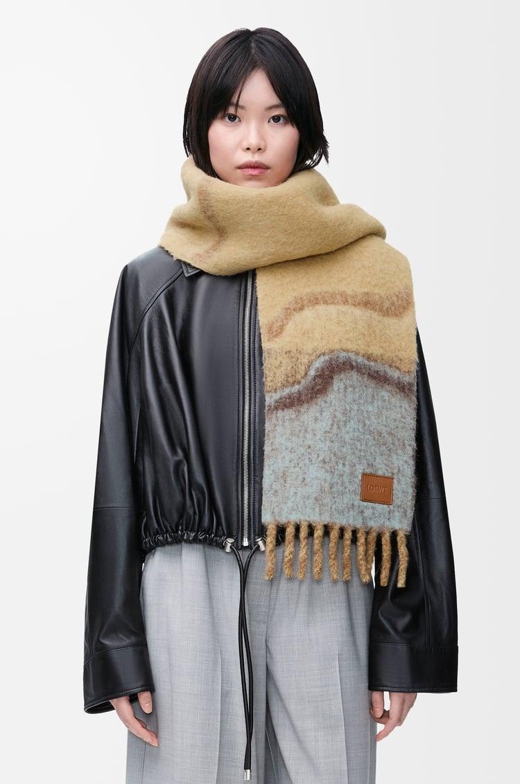 Loewe Scarf In Alpaca And Wool Blend 2 Colours