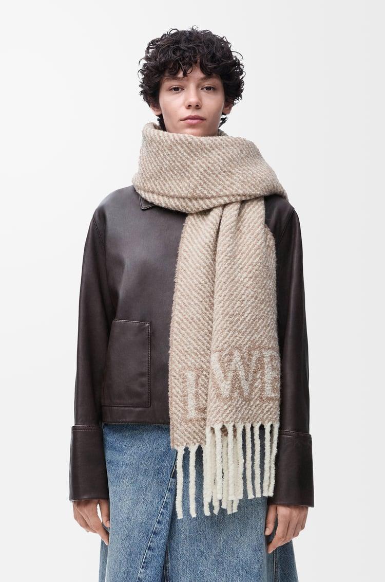 Loewe LOEWE Scarf In Alpaca And Wool Blend 3 Colours