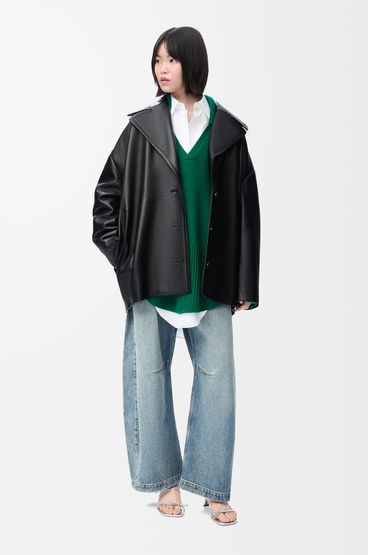 Loewe Short Coat In Nappa Lambskin 1 Colours