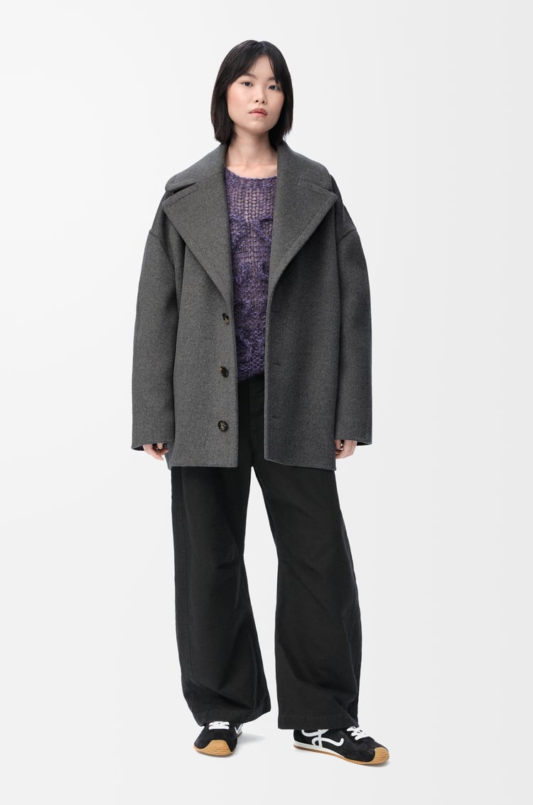 Loewe Short Coat In Wool 3 Colours
