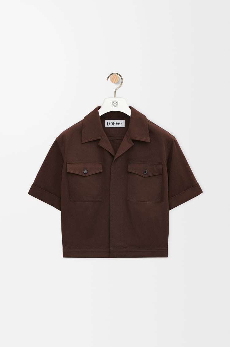 Loewe Short sleeve shirt in cotton 2 Colours