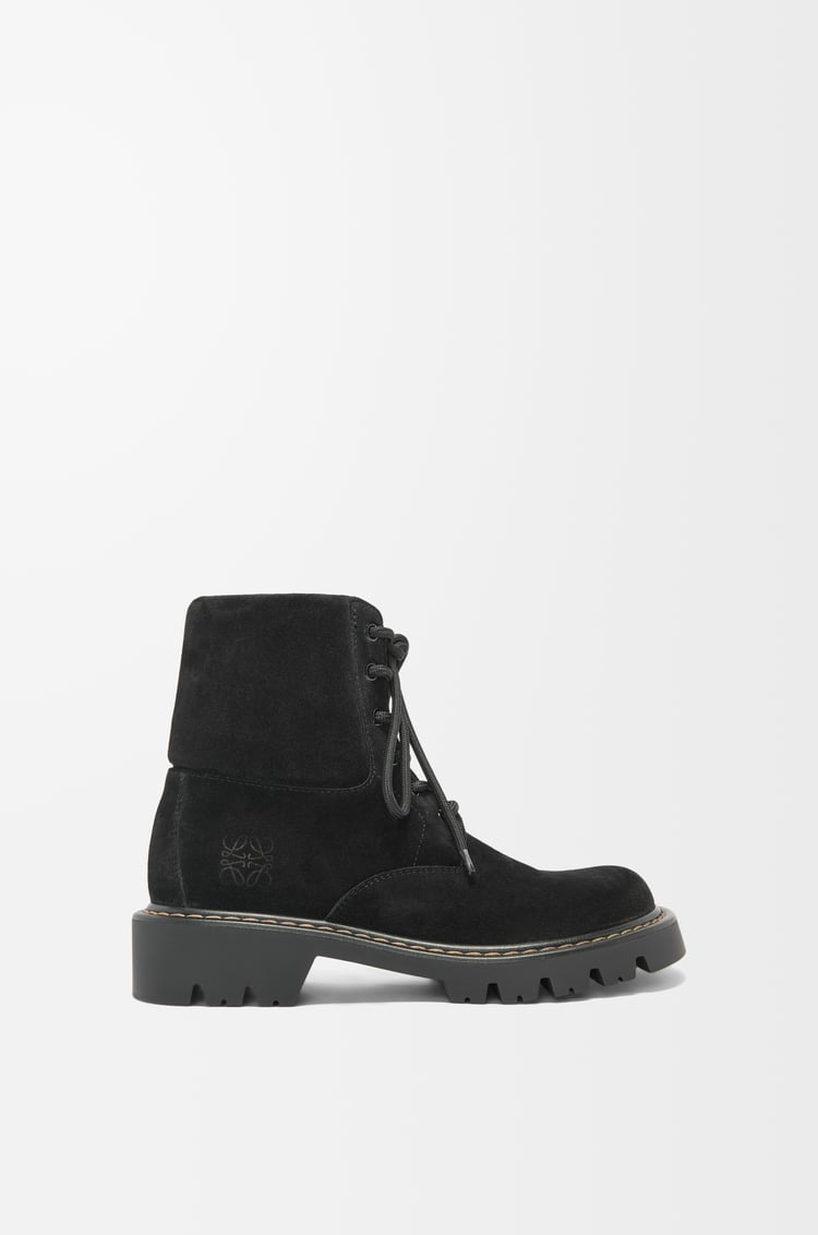 Loewe Sierra combat boot in suede 2 Colours