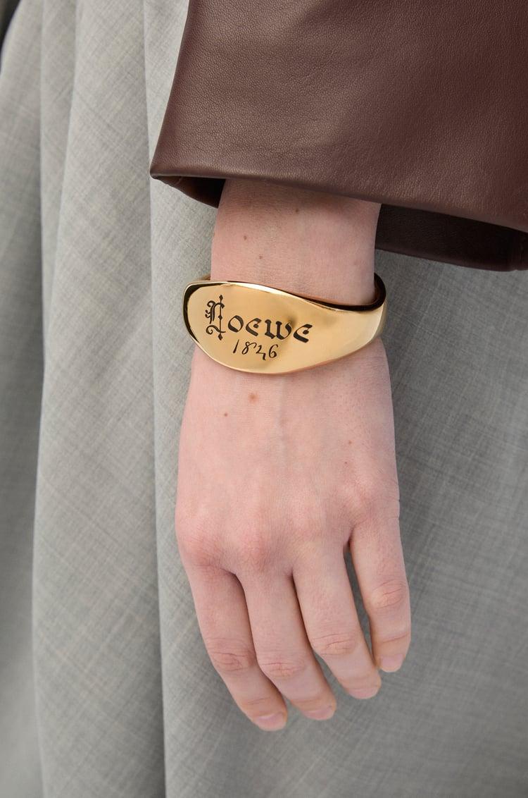 Loewe Signet Cuff In Sterling Silver 1 Colours