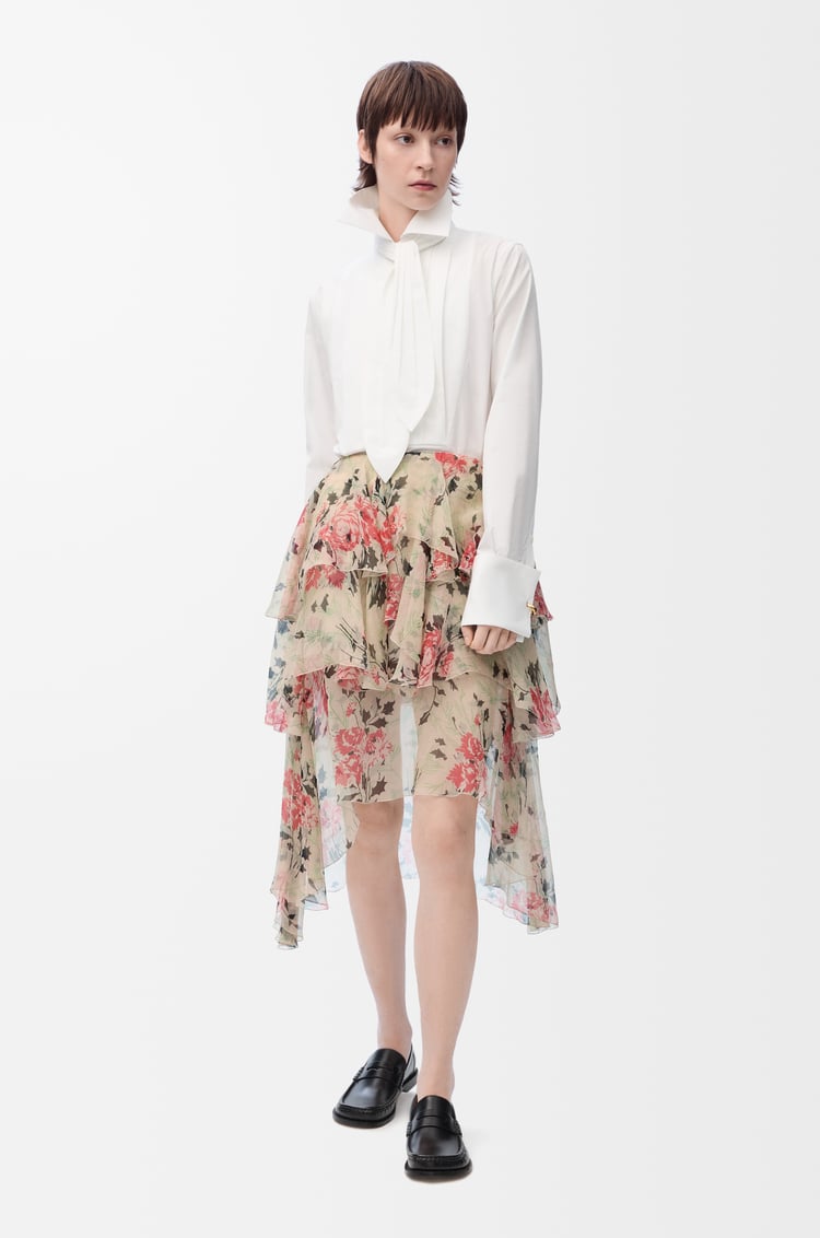 Loewe Skirt In Silk 1 Colours