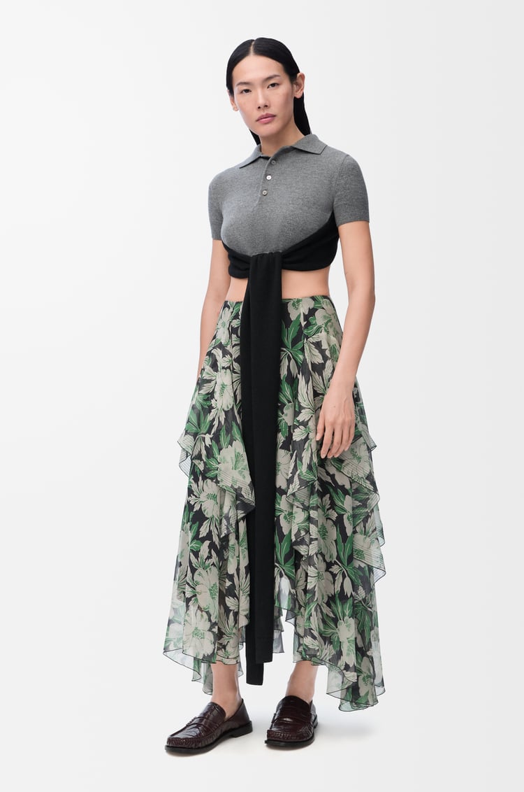 Loewe Skirt In Silk 1 Colours