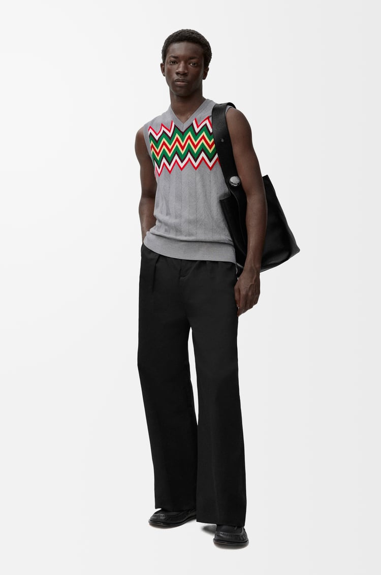 Loewe Sleeveless Sweater In Wool 1 Colours