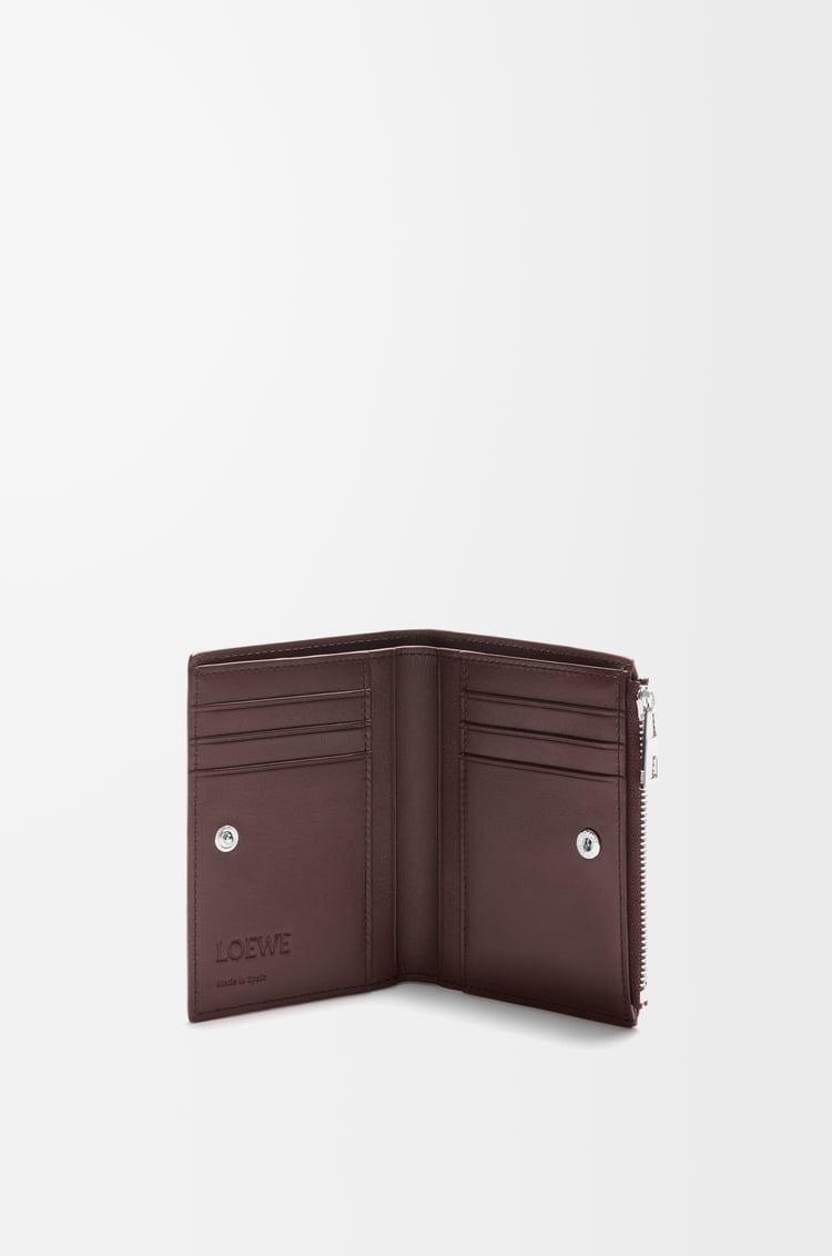 Loewe Slim Compact Wallet In Deerskin 3 Colours