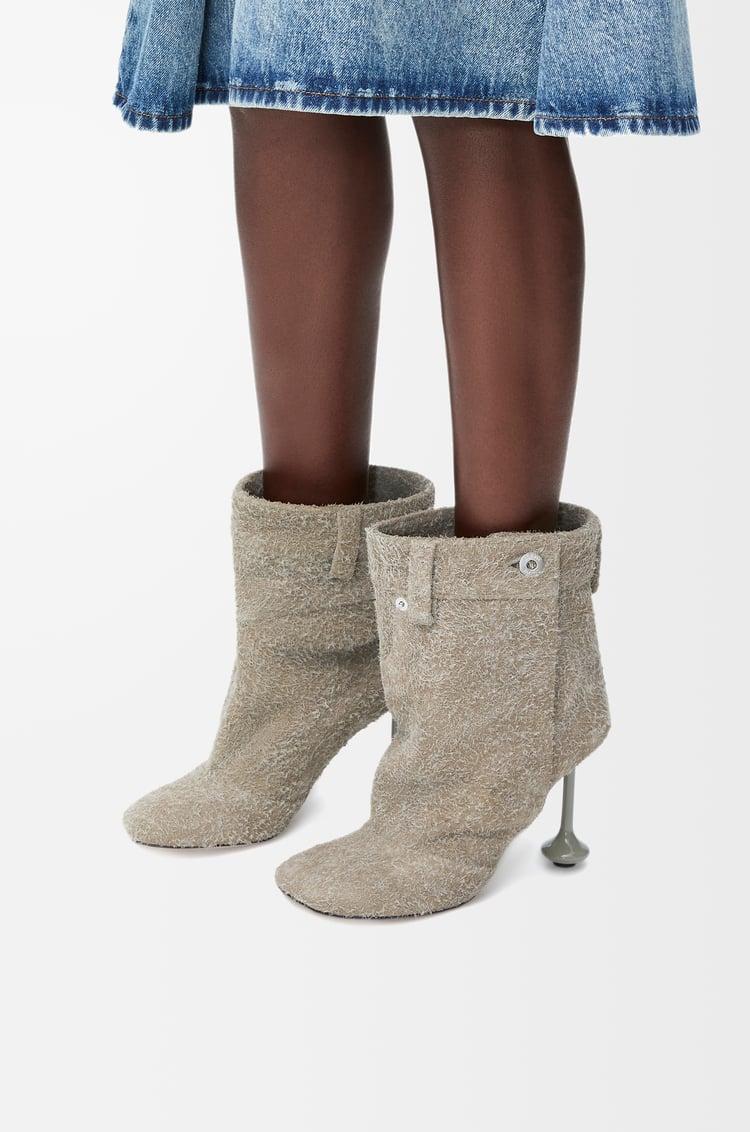 Loewe Toy Ankle Bootie In Brushed Suede 1 Colours