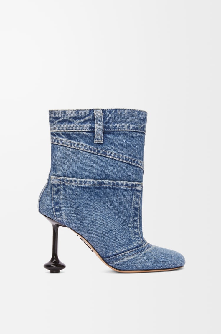 Loewe Toy ankle bootie in washed denim 1 Colours