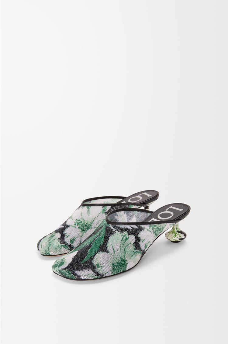 Loewe Toy Mule In Sequins 2 Colours