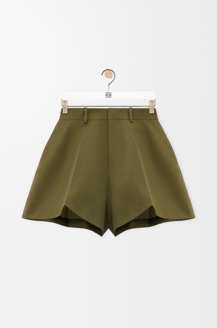 Loewe Trapeze shorts in cotton and silk 2 Colours