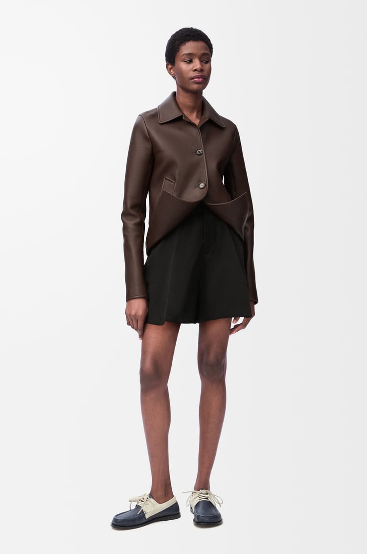 Loewe Trapeze Shorts In Cotton And Silk 2 Colours